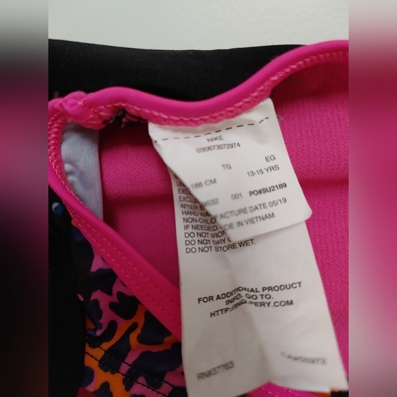 Girl's Nike Racerback Swim Top ~ Size XL - Picture 5 of 5